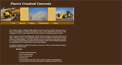 Desktop Screenshot of fioresconcrete.com