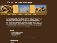 Tablet Screenshot of fioresconcrete.com